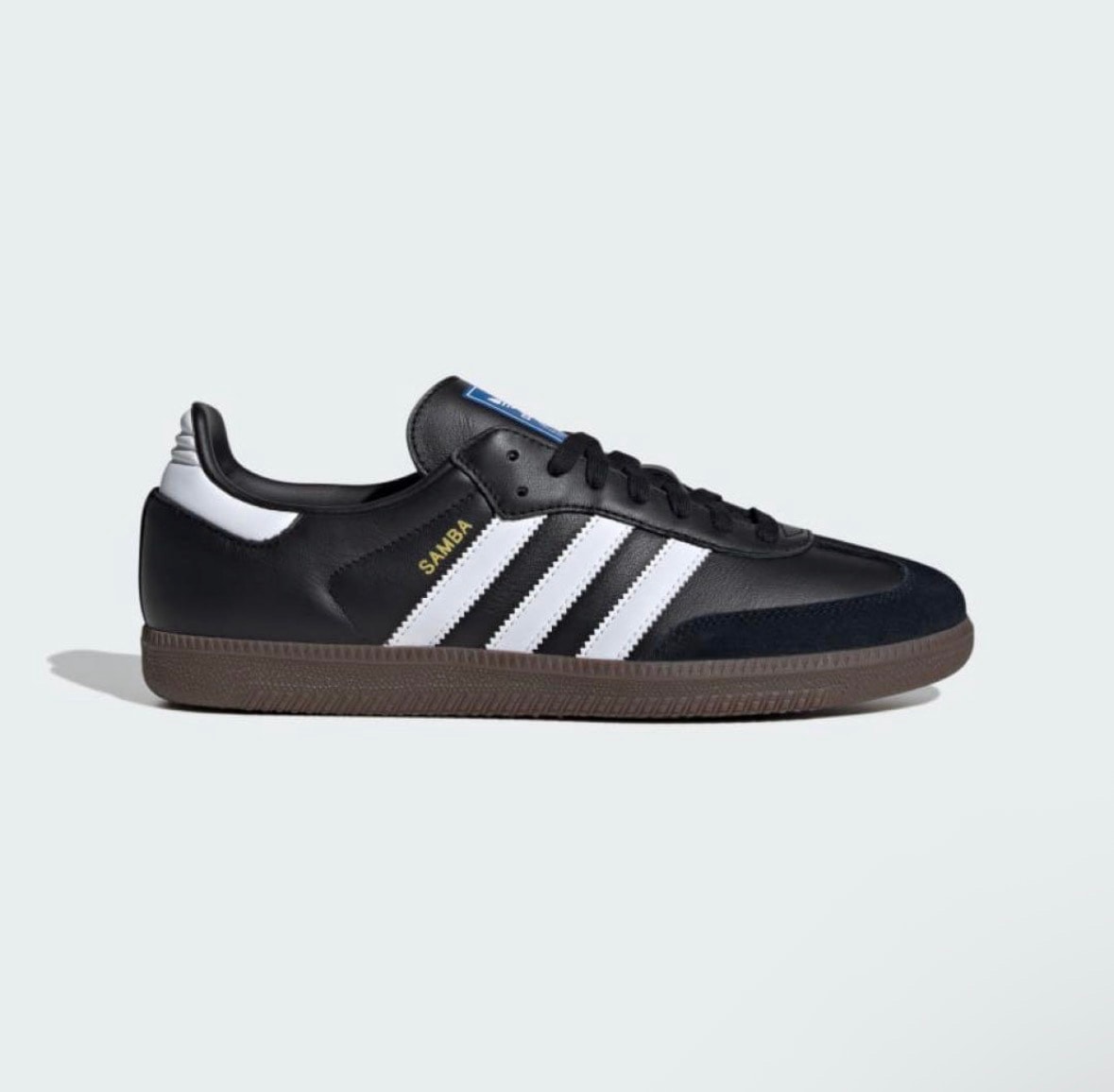 adidas Samba OG "Core Black/Cloud White/Gum"