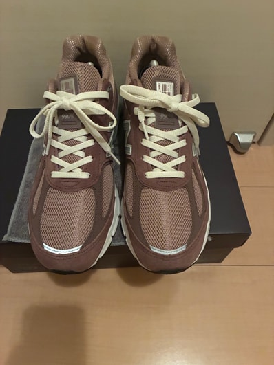 KITH × New Balance 990V4 Made in USA "Dusty Mauve"