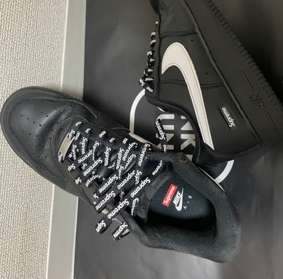 Supreme × Nike Air Force 1 Low "Black/White"