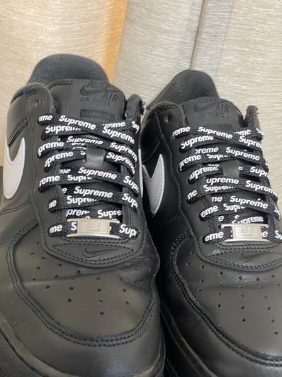 Supreme × Nike Air Force 1 Low "Black/White"
