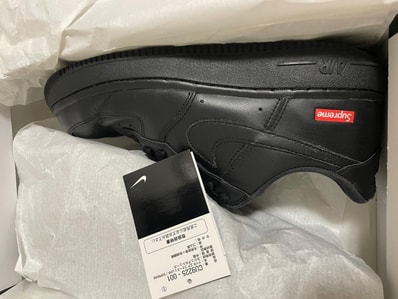 Supreme × Nike Air Force 1 Low "Black"