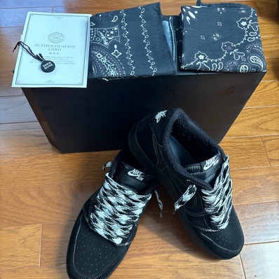 Travis Scott × Nike Air Jordan 1 Low OG SP "Black Phantom"