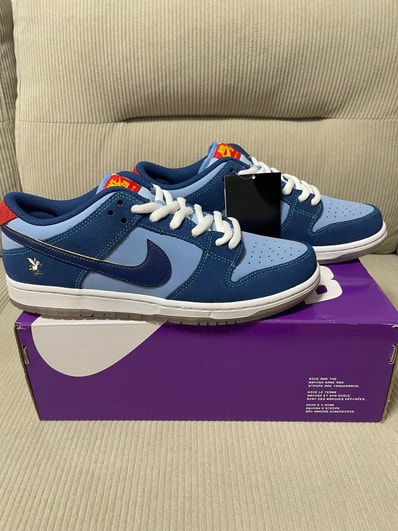 Why So Sad? × Nike SB Dunk Low "Coastal Blue/Speed Yellow-University Red"