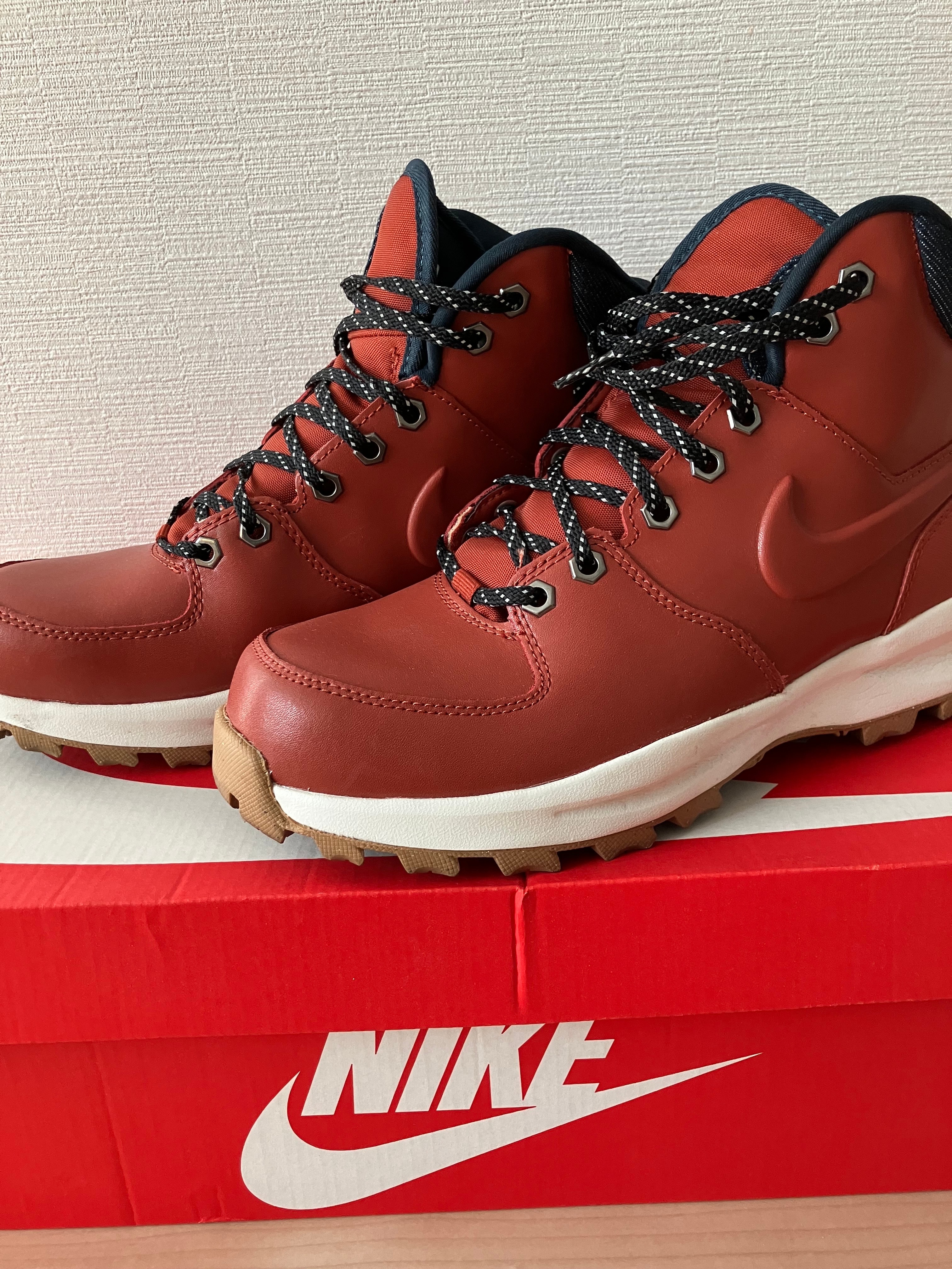 Nike Manoa Leather "Rug Orange/Armory Navy/Summit White"