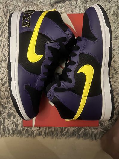 Nike Dunk High EMB "Lakers"
