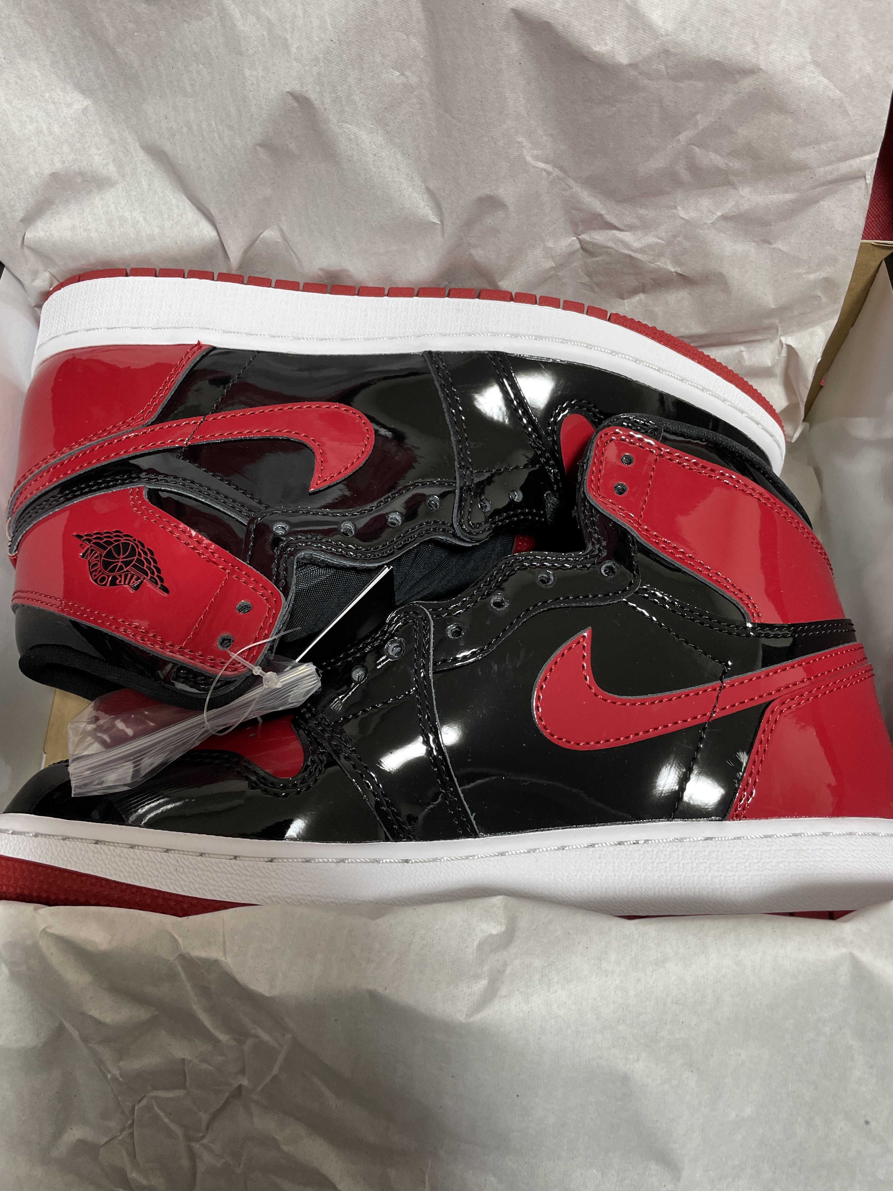 Nike GS Air Jordan 1 High OG "Patent Bred"