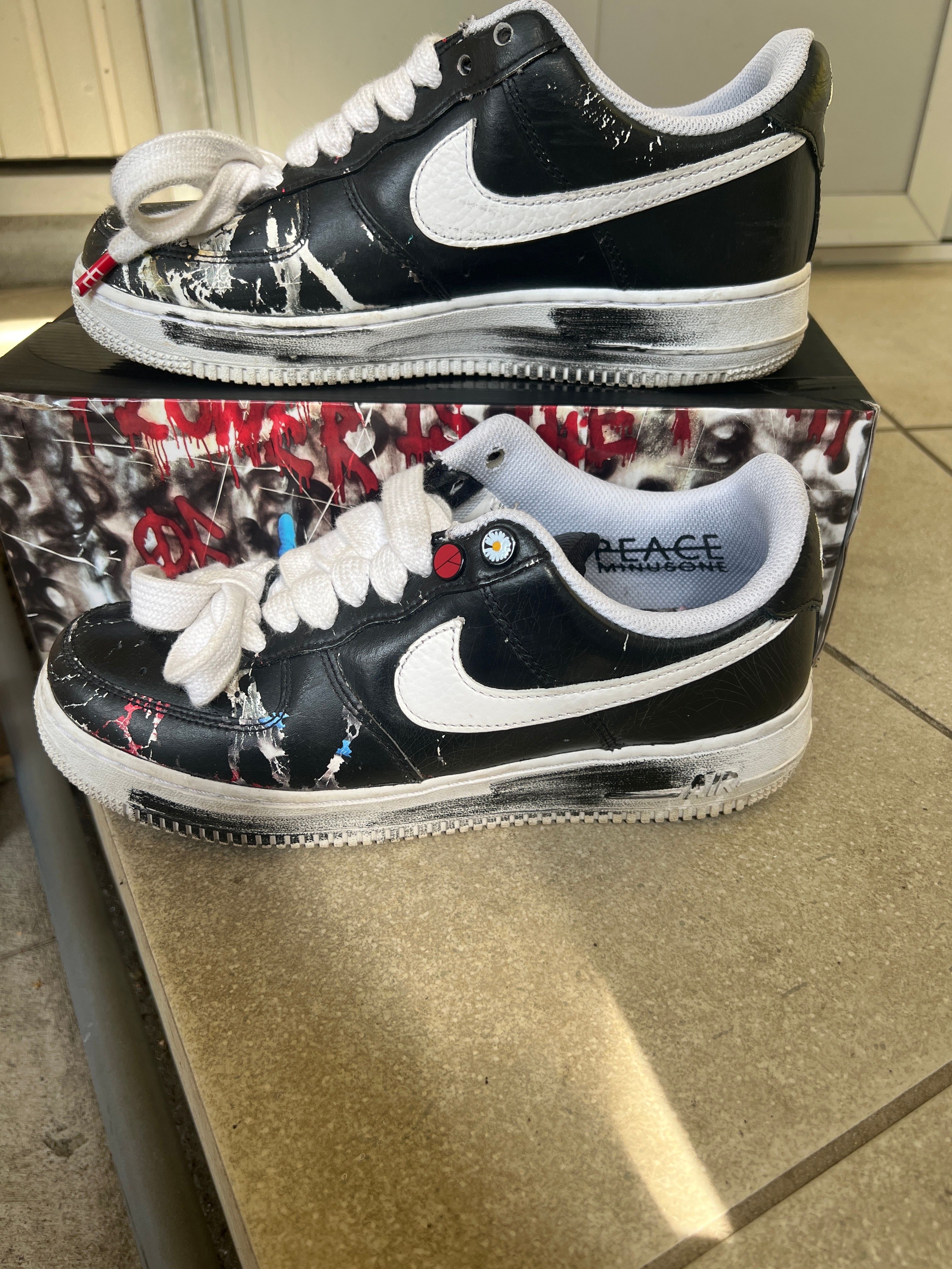 PEACEMINUSONE × Nike Air Force 1 Low Para Noise "Black" / G-DRAGON