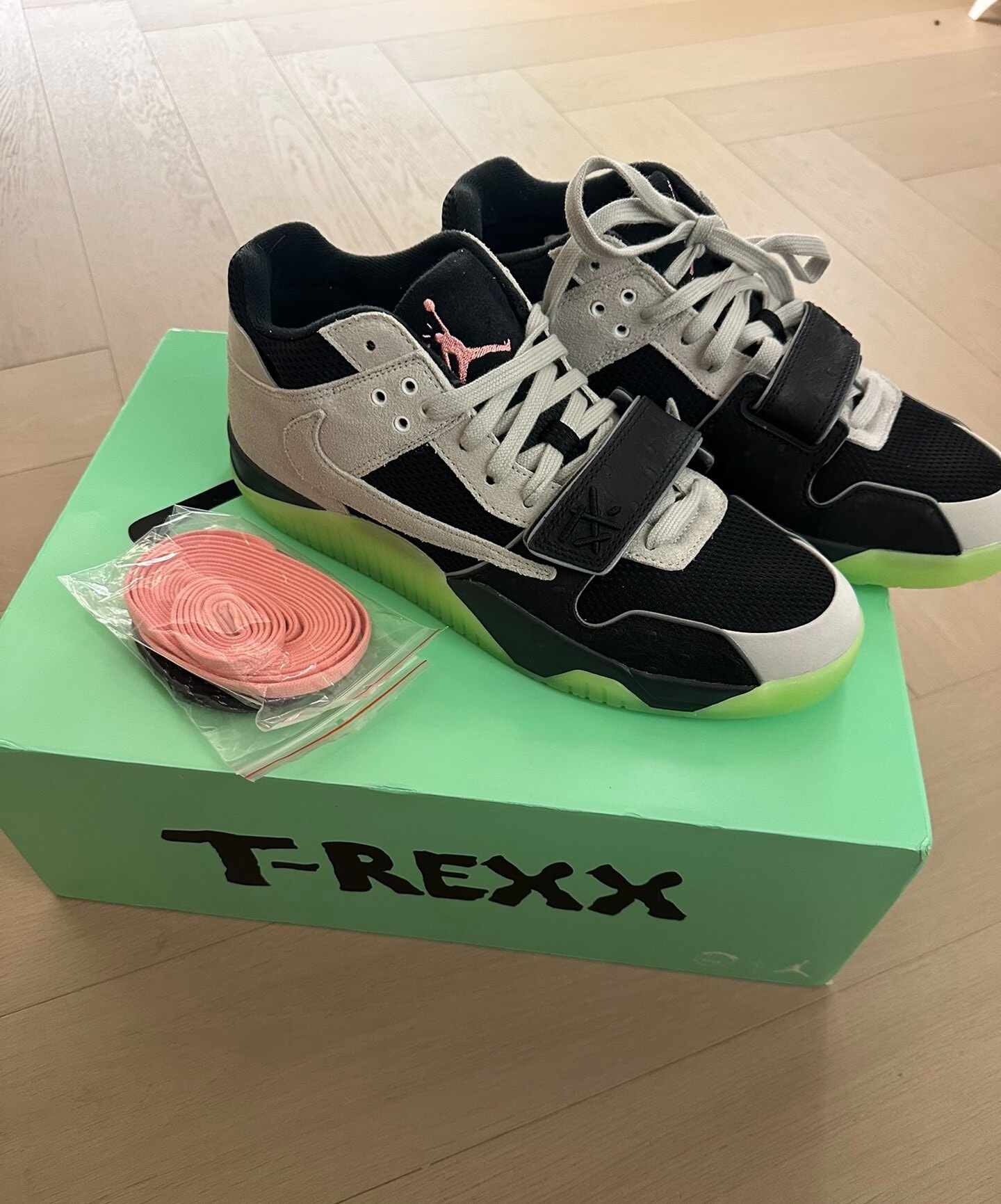Travis Scott × Chase B × Nike Jumpman Jack TR CJ1 T-Rexx "Night Silver"