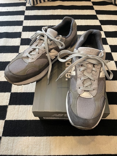 New Balance 992 "GRAY/BLUE/RED"