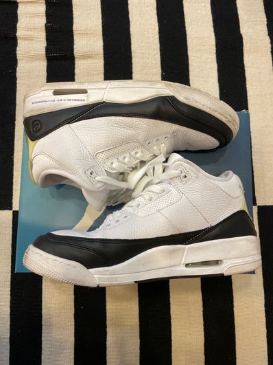 Fragment × Nike Air Jordan 3 "White/Black"