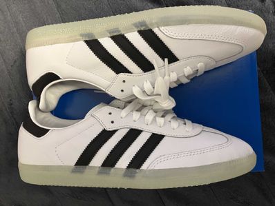 Jason Dill × adidas Skateboarding Samba "White/Core Black & Gold"