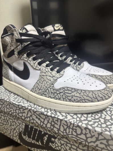 Nike Air Jordan 1 High OG "White Cement/Safari"