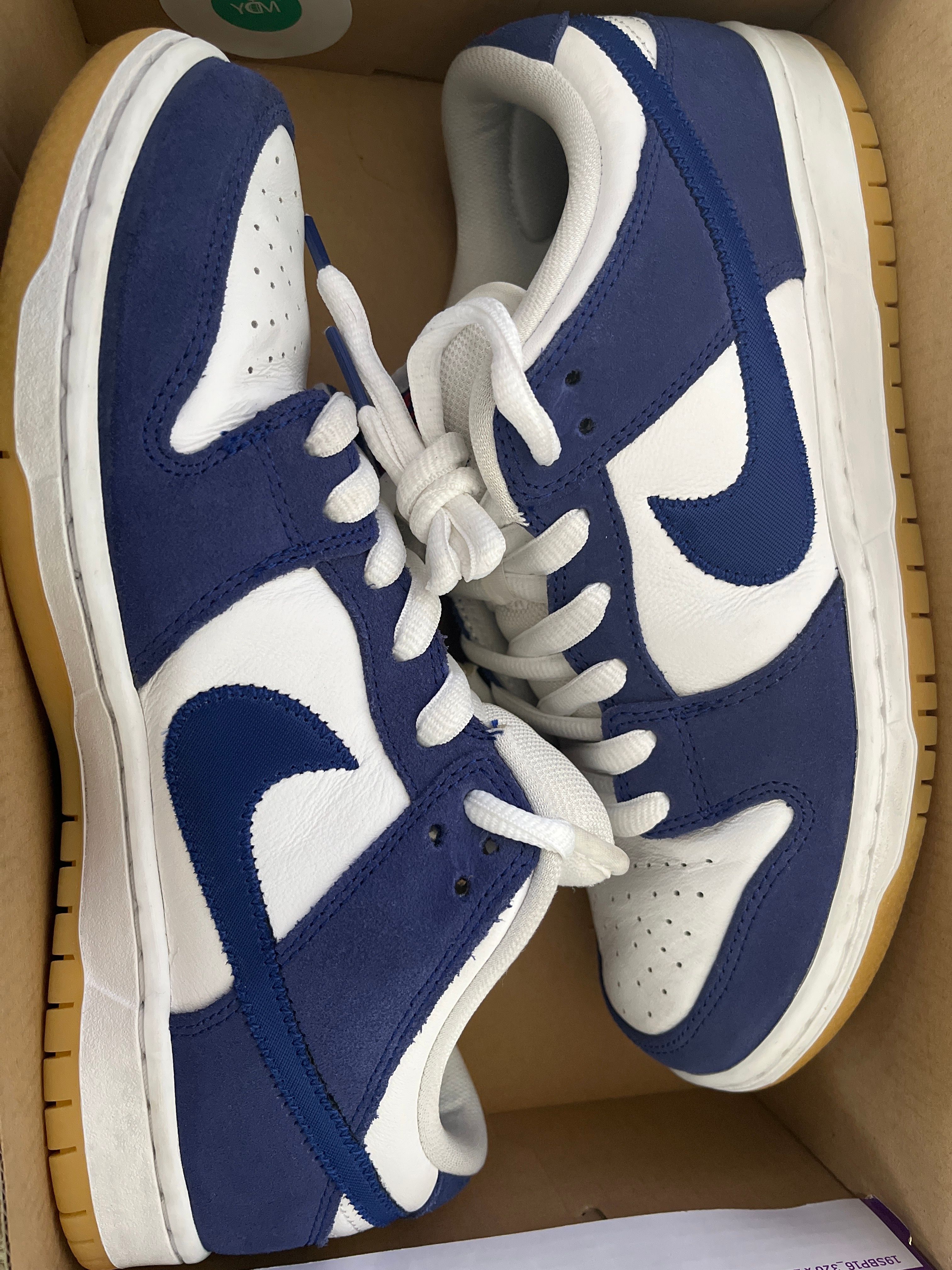 Nike SB Dunk Low "Los Angeles Dodgers/Deep Royal Blue"