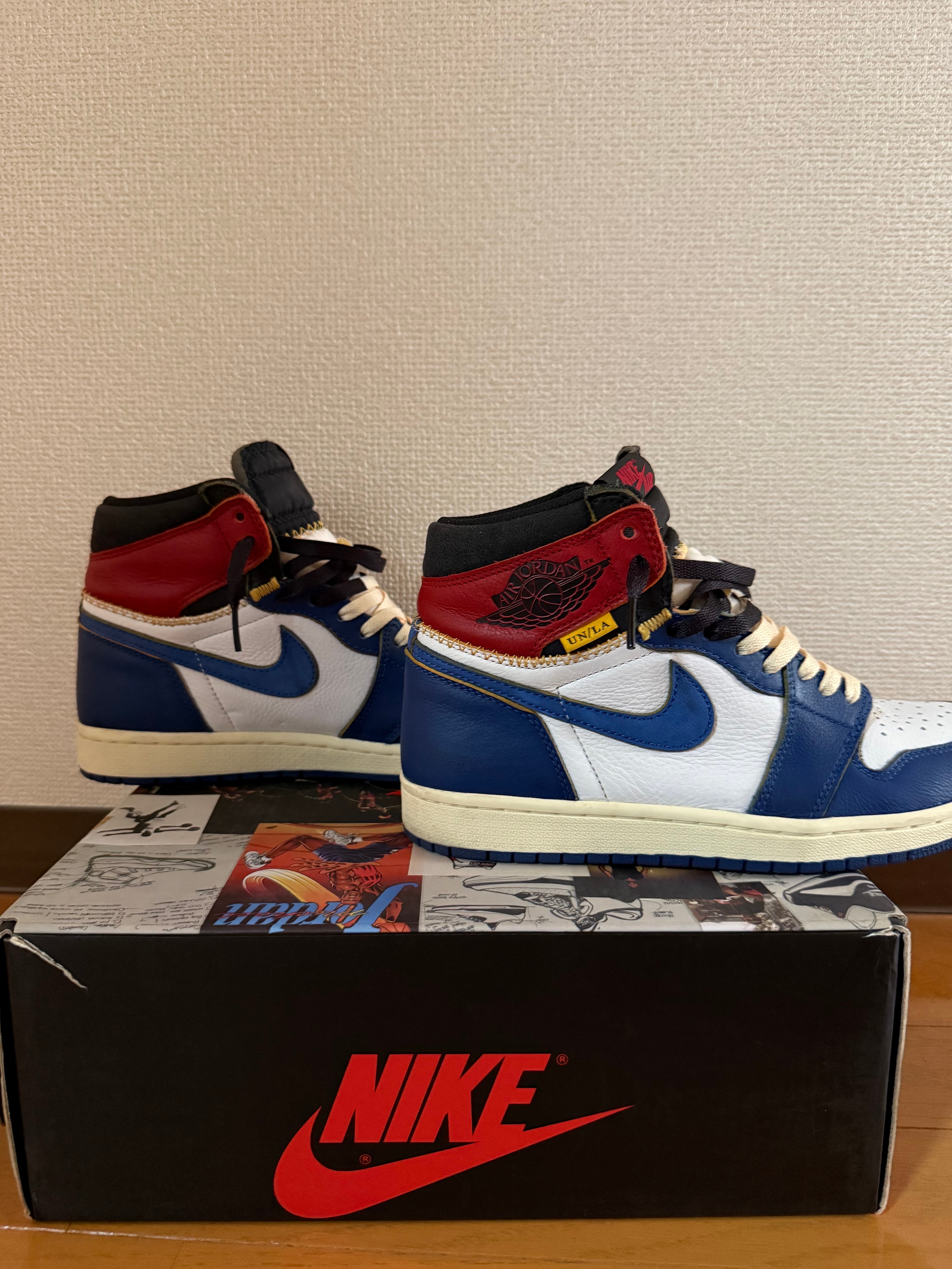 Union × Nike Air Jordan 1 Retro High OG NRG "Storm Blue/Varsity Red"