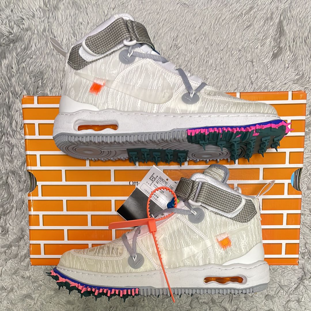Off-White × Nike Air Force 1 Mid "White"