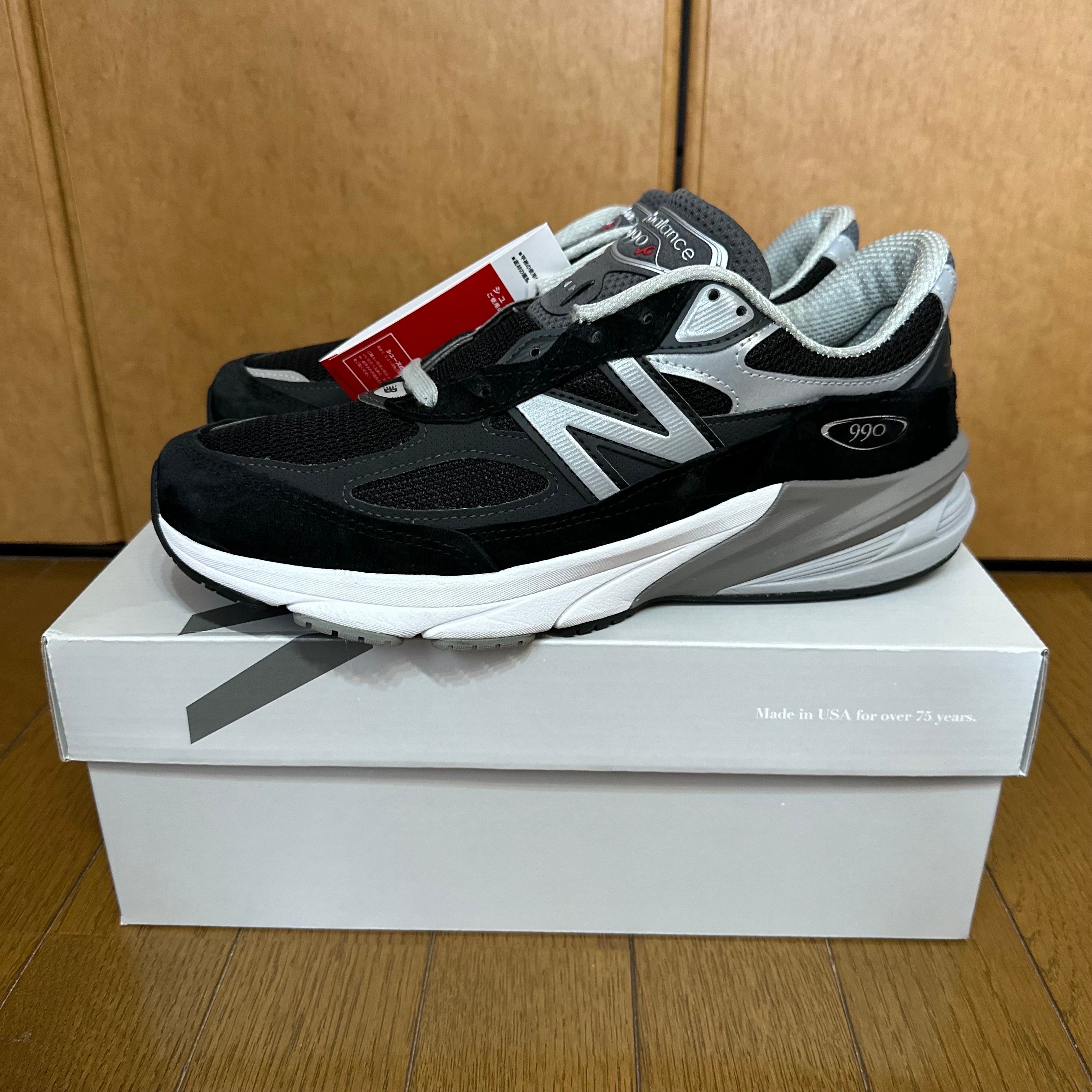 New Balance 990V6 "Black" (Heel NB Logo)