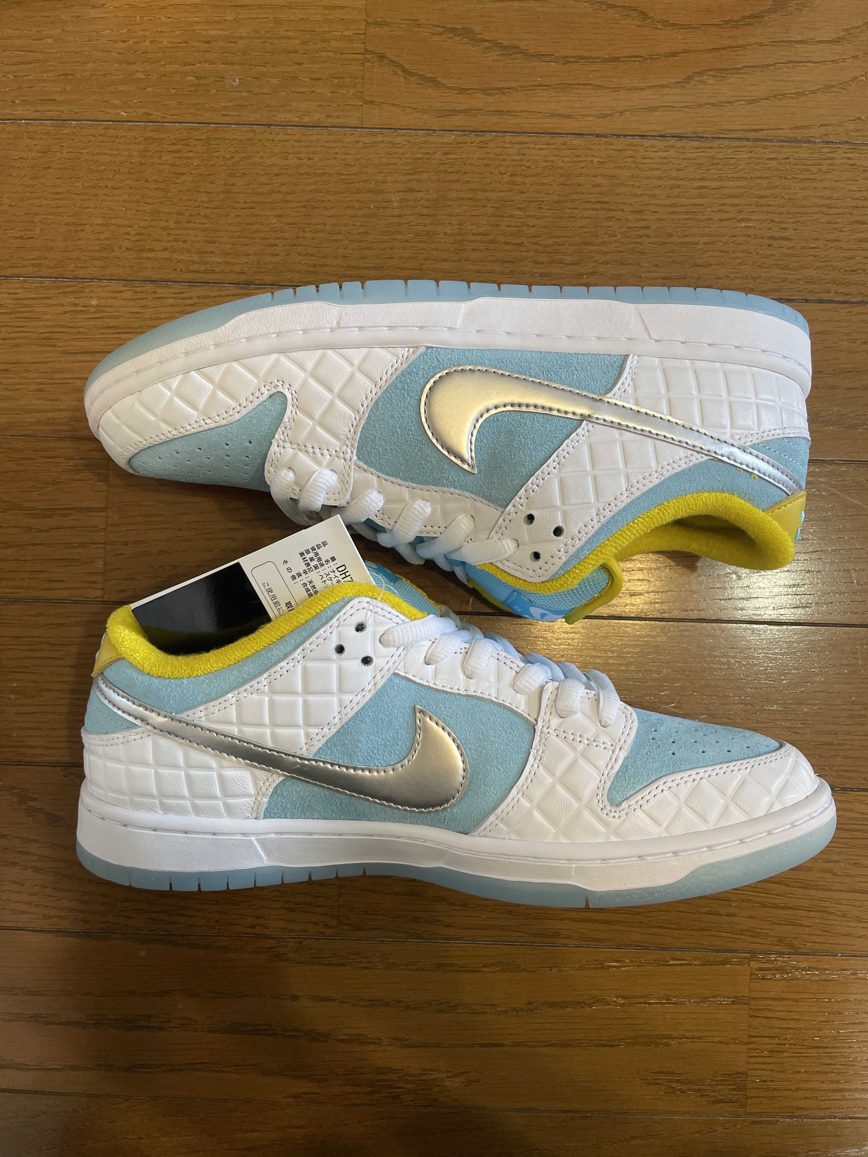 FTC × Nike SB Dunk Low "White/Blue"