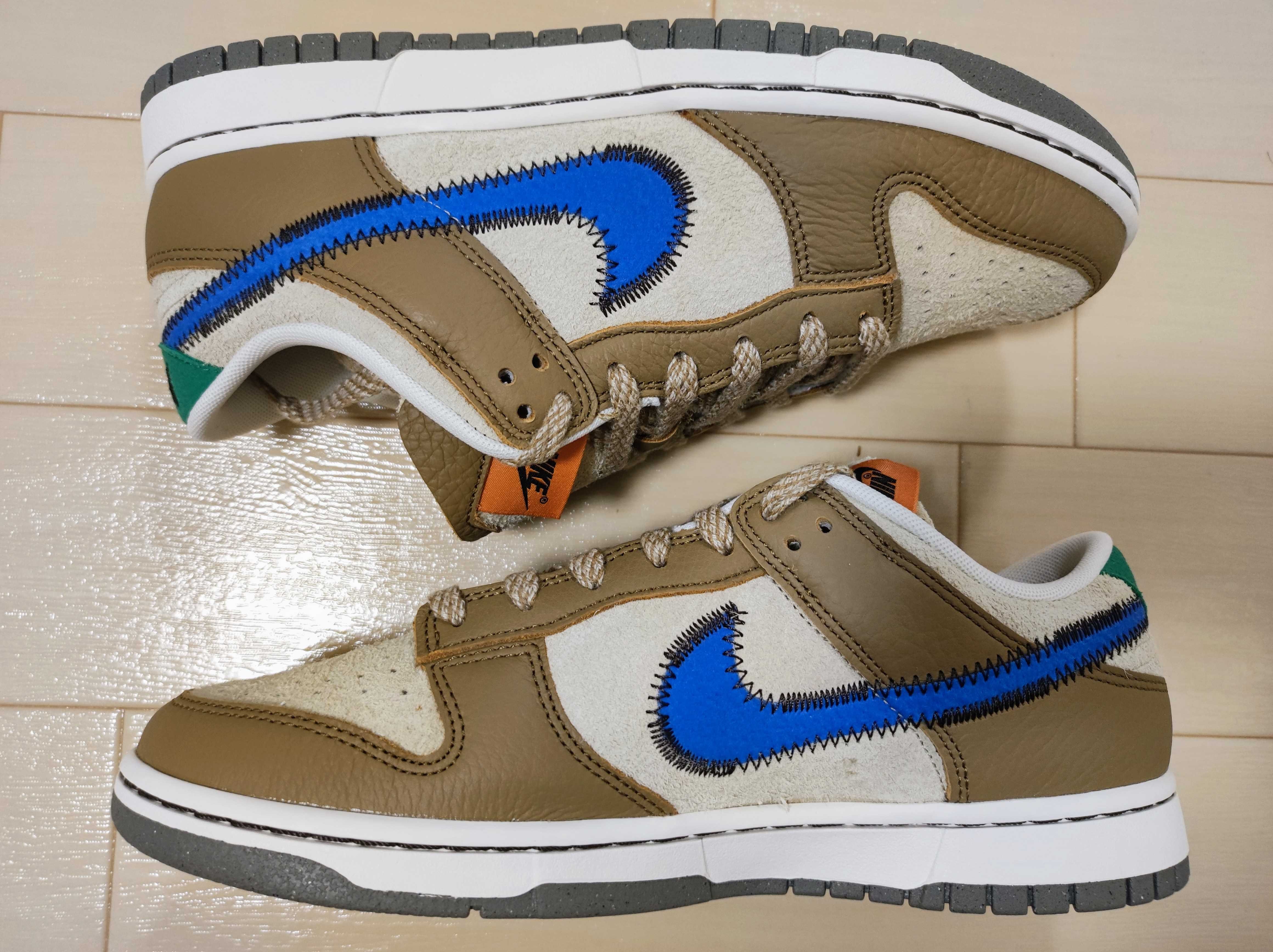 size? × Nike Dunk Low "Dark Driftwood/Photo BlueRattan"