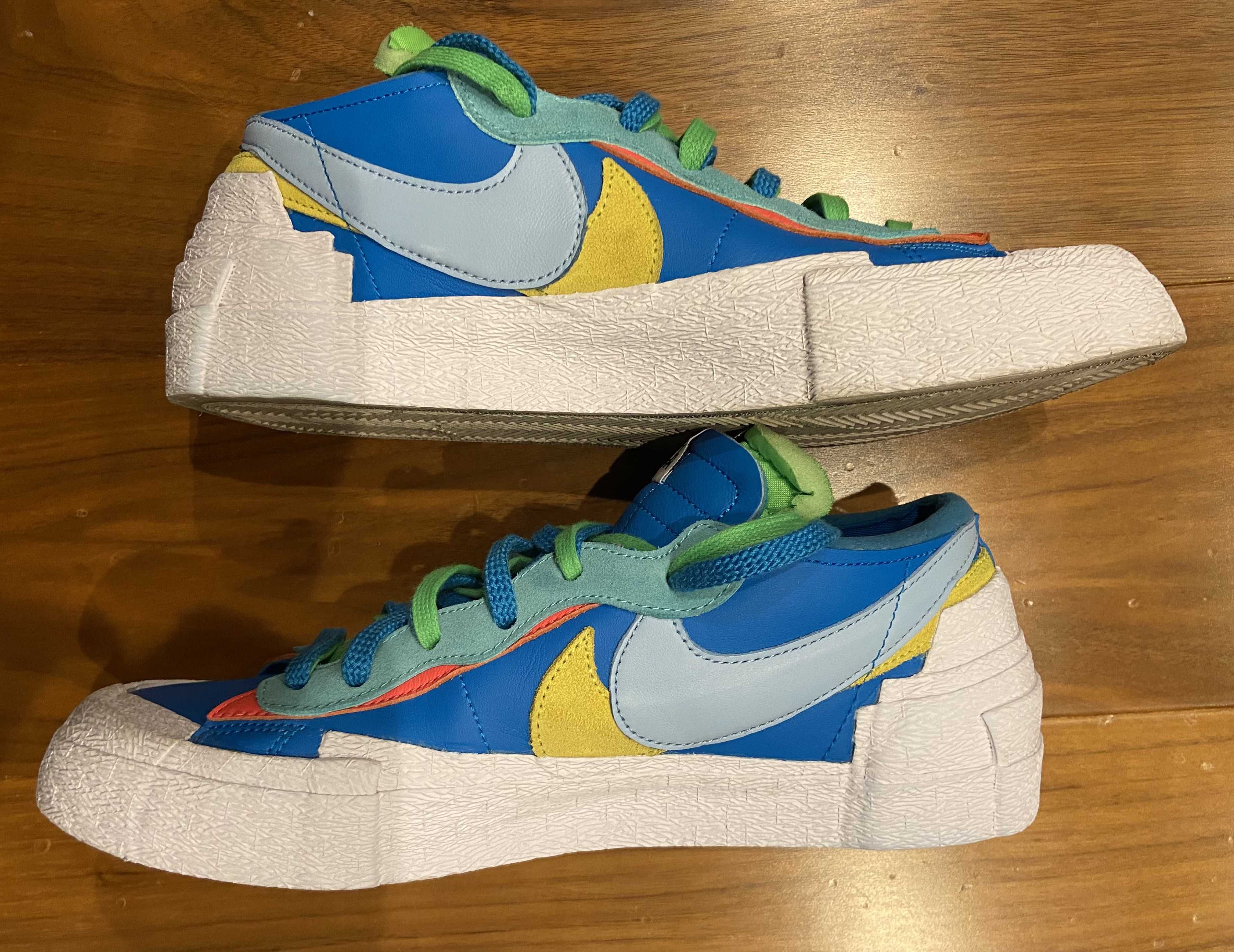 KAWS × sacai × Nike Blazer Low "Neptune Blue"