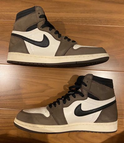 Travis Scott × Nike Air Jordan 1 Retro High OG TS SP "Sail/Dark Mocha"