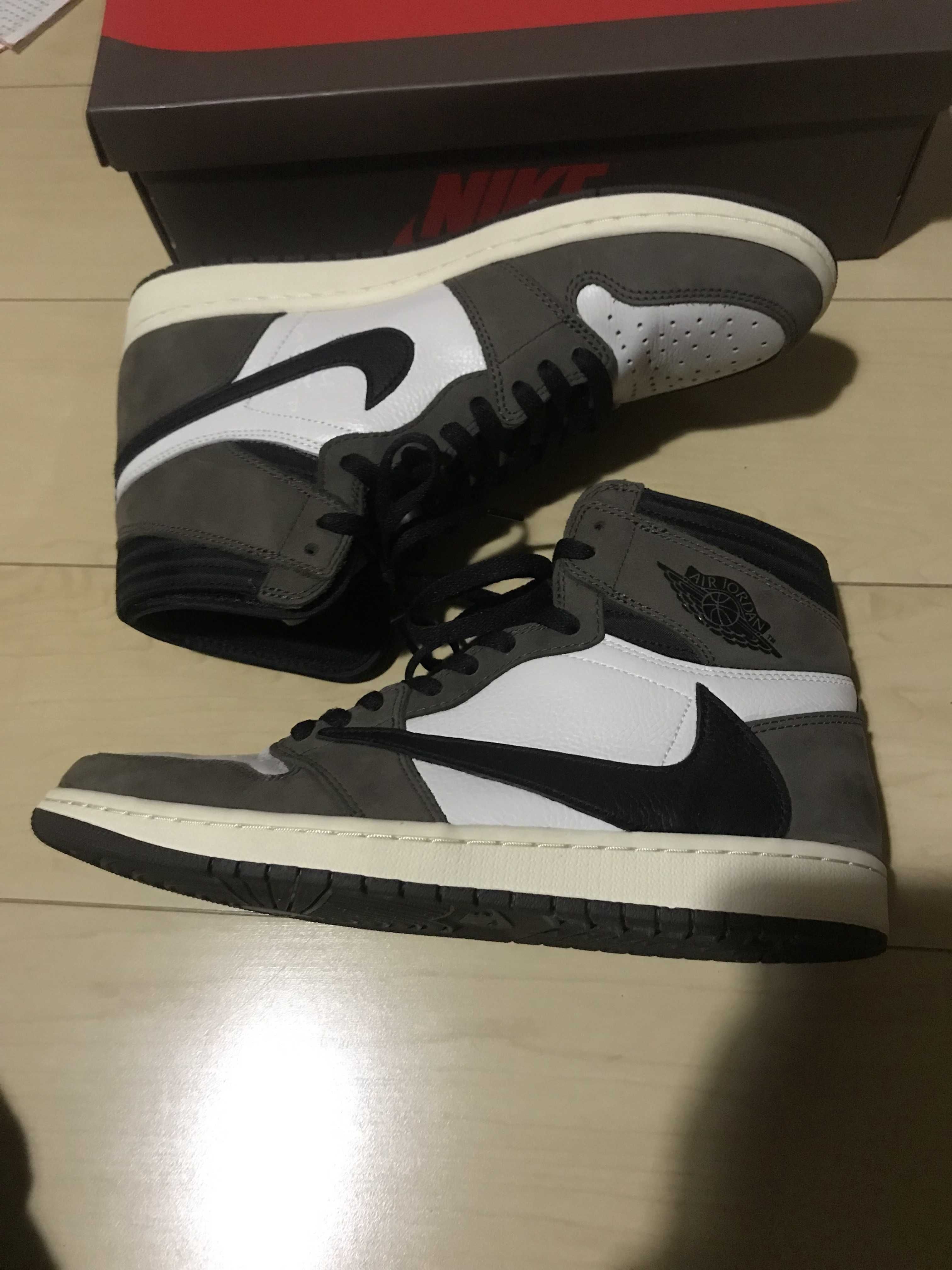Travis Scott × Nike Air Jordan 1 Retro High OG TS SP "Sail/Dark Mocha"