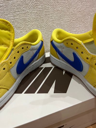 Travis Scott × Nike Women's Air Jordan 1 Retro Low OG "Canary"