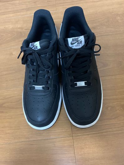 Supreme × COMME des GARCONS SHIRT × Nike Air Force 1 Low "Black/White" (2018)