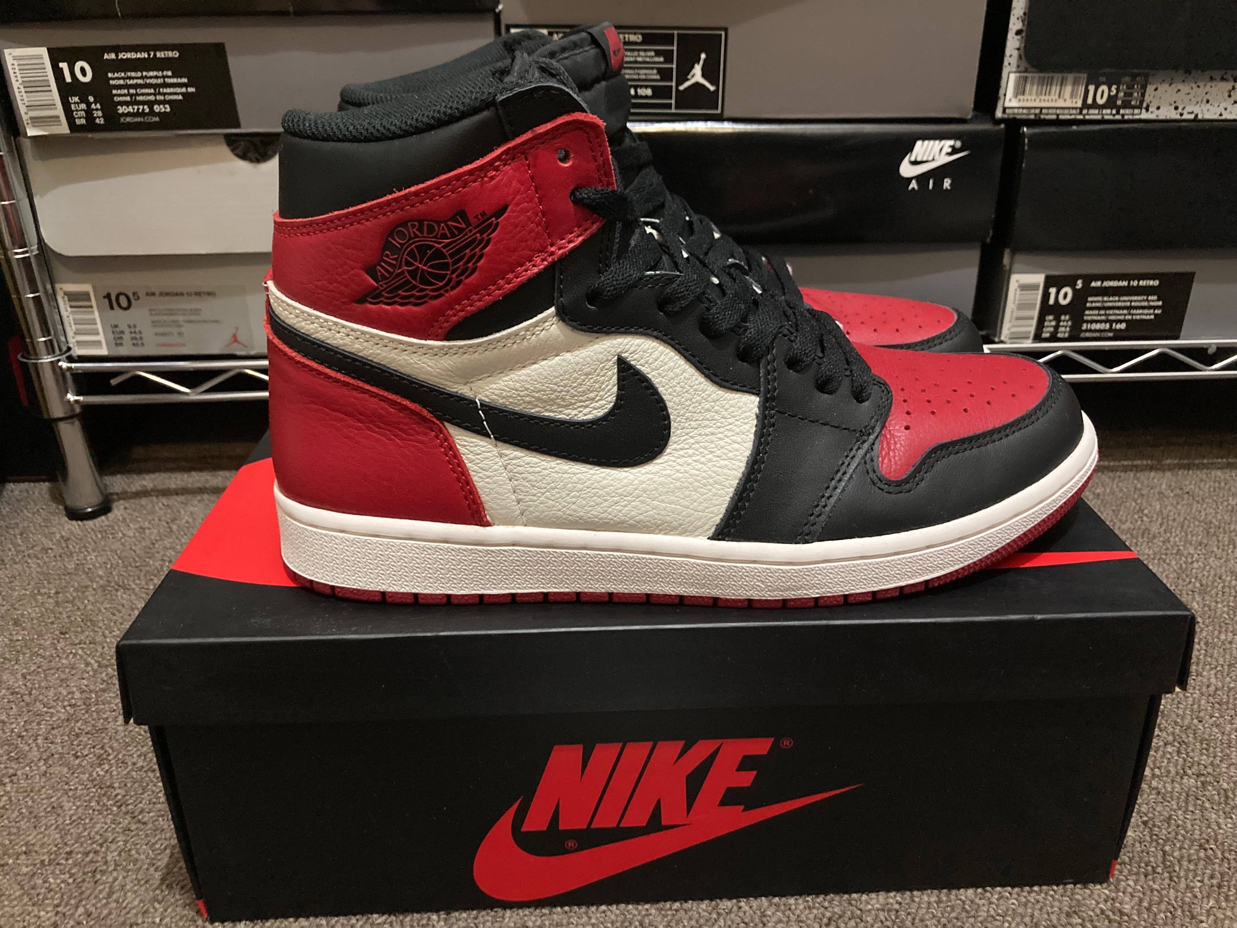 Nike Air Jordan 1 Retro High OG "Bred Toe"