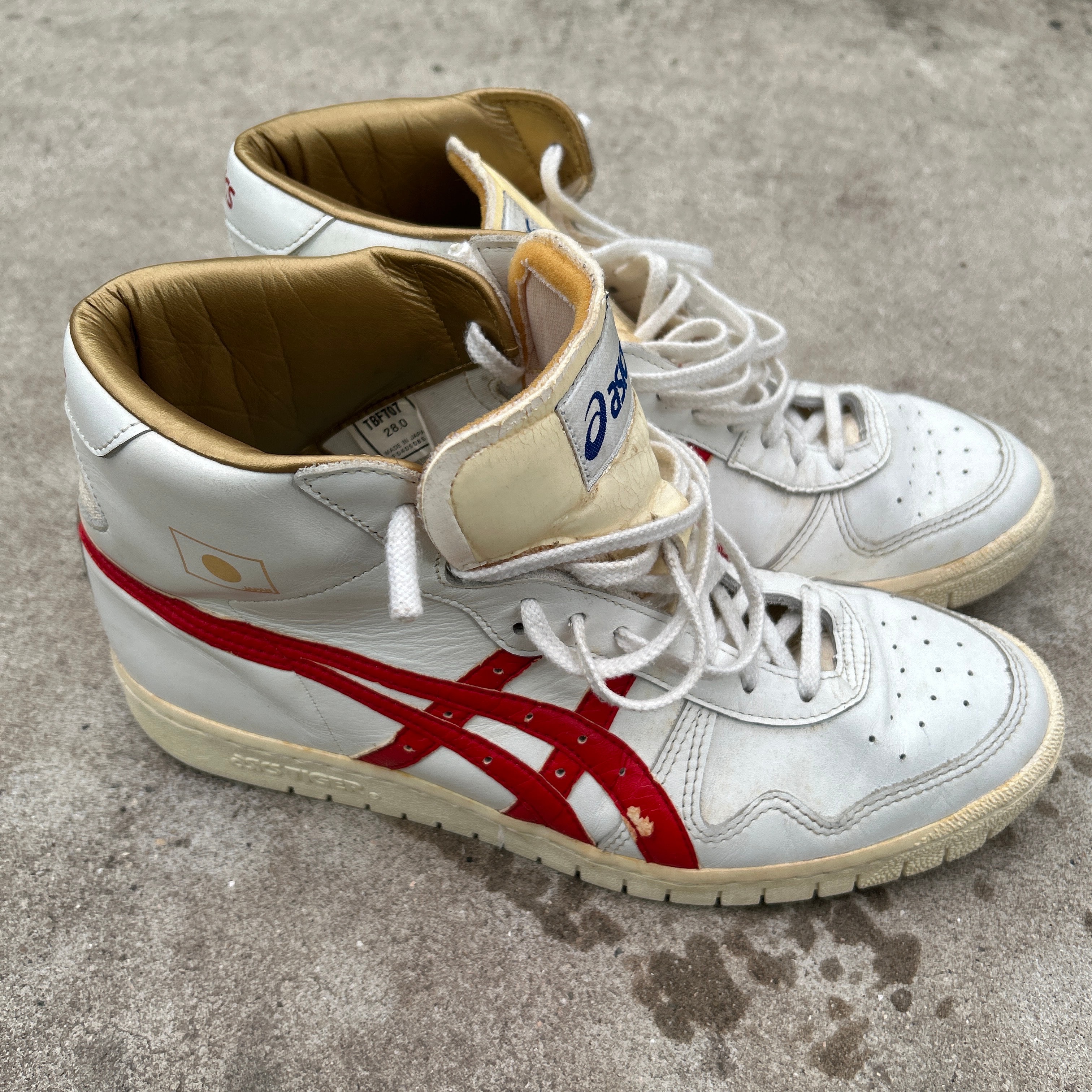 アシックス ファブレ ジャパン L "ホワイト/レッド"