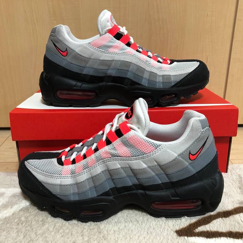 Nike Air Max 95 "White/Solar Red"