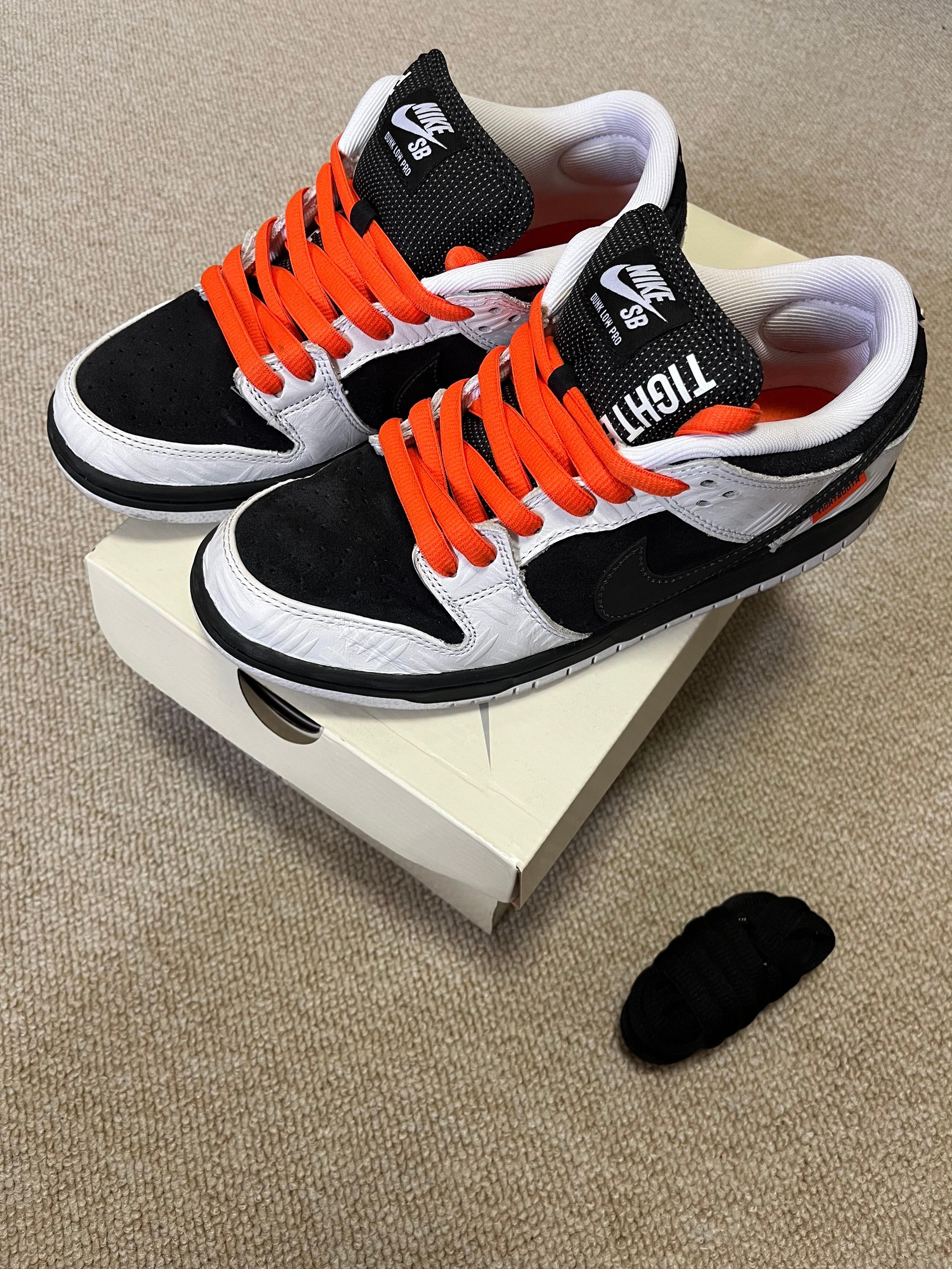 TIGHTBOOTH × Nike SB Dunk Low Pro QS "Black and White"