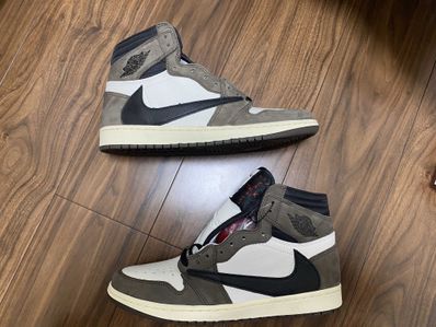 Travis Scott × Nike Air Jordan 1 Retro High OG TS SP "Sail/Dark Mocha"