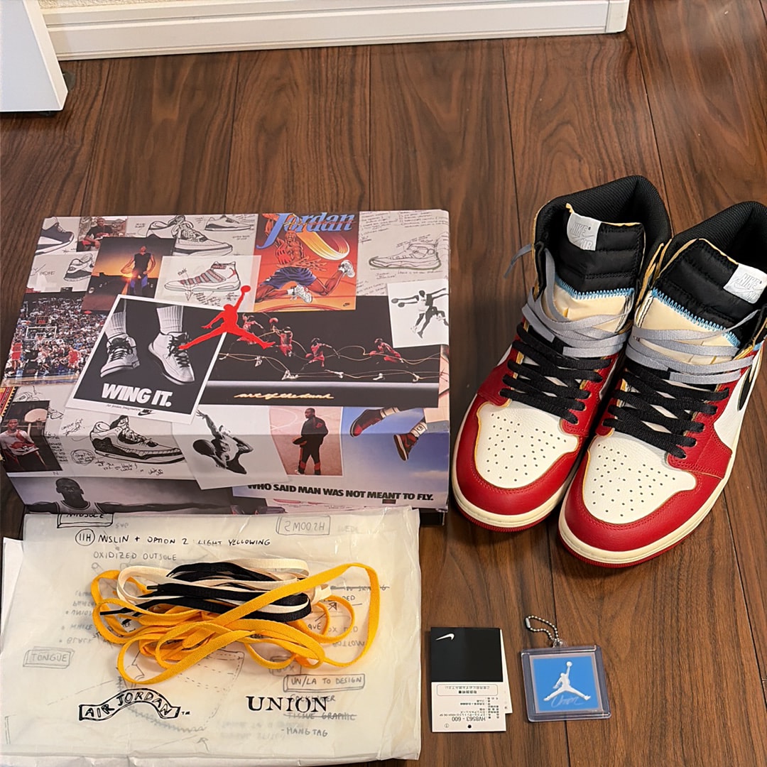 UNION × Nike Air Jordan 1 Retro High OG "Chicago/Shadow"