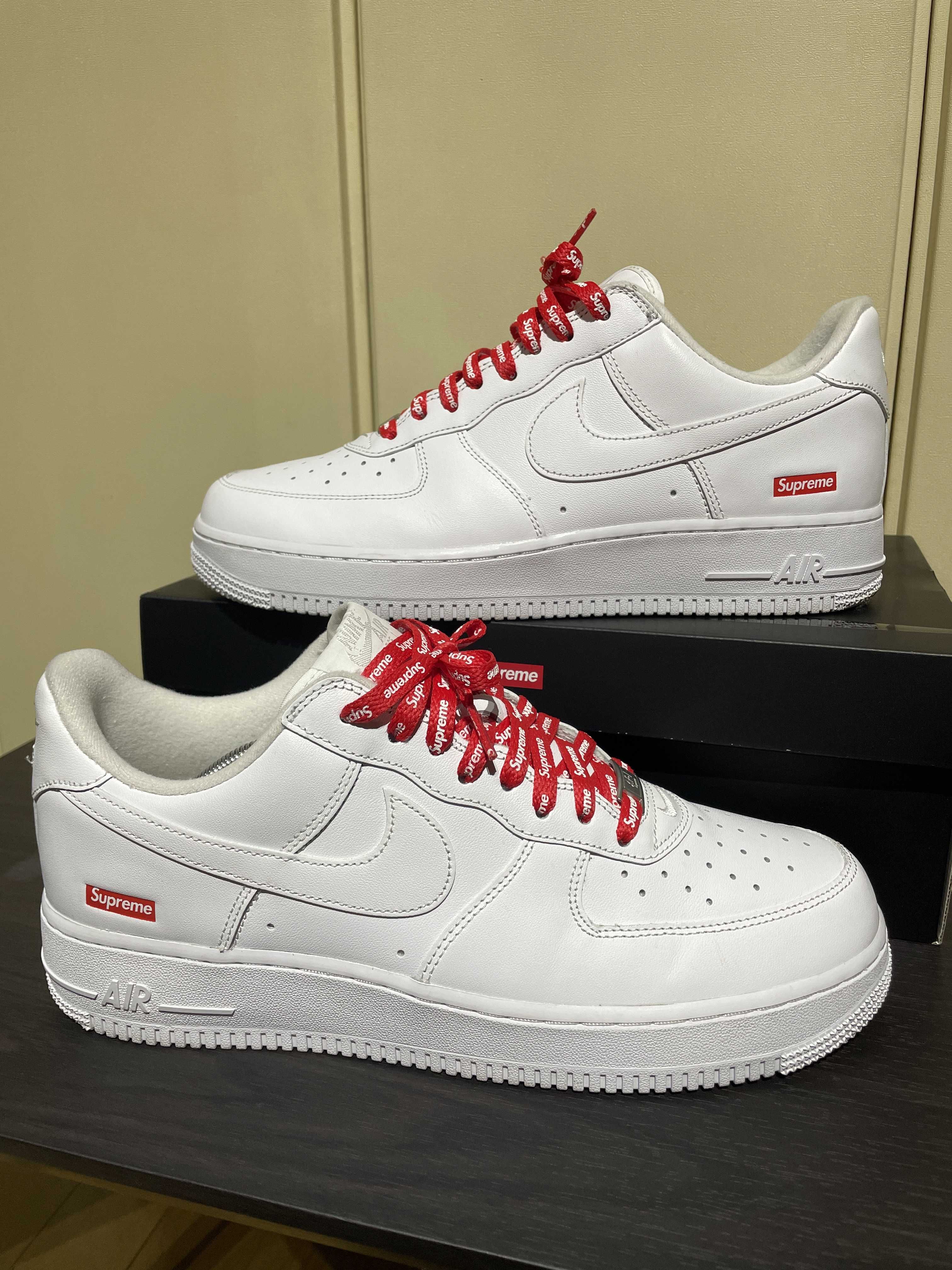 Supreme × Nike Air Force 1 Low "White"