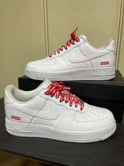 Supreme × Nike Air Force 1 Low "White"