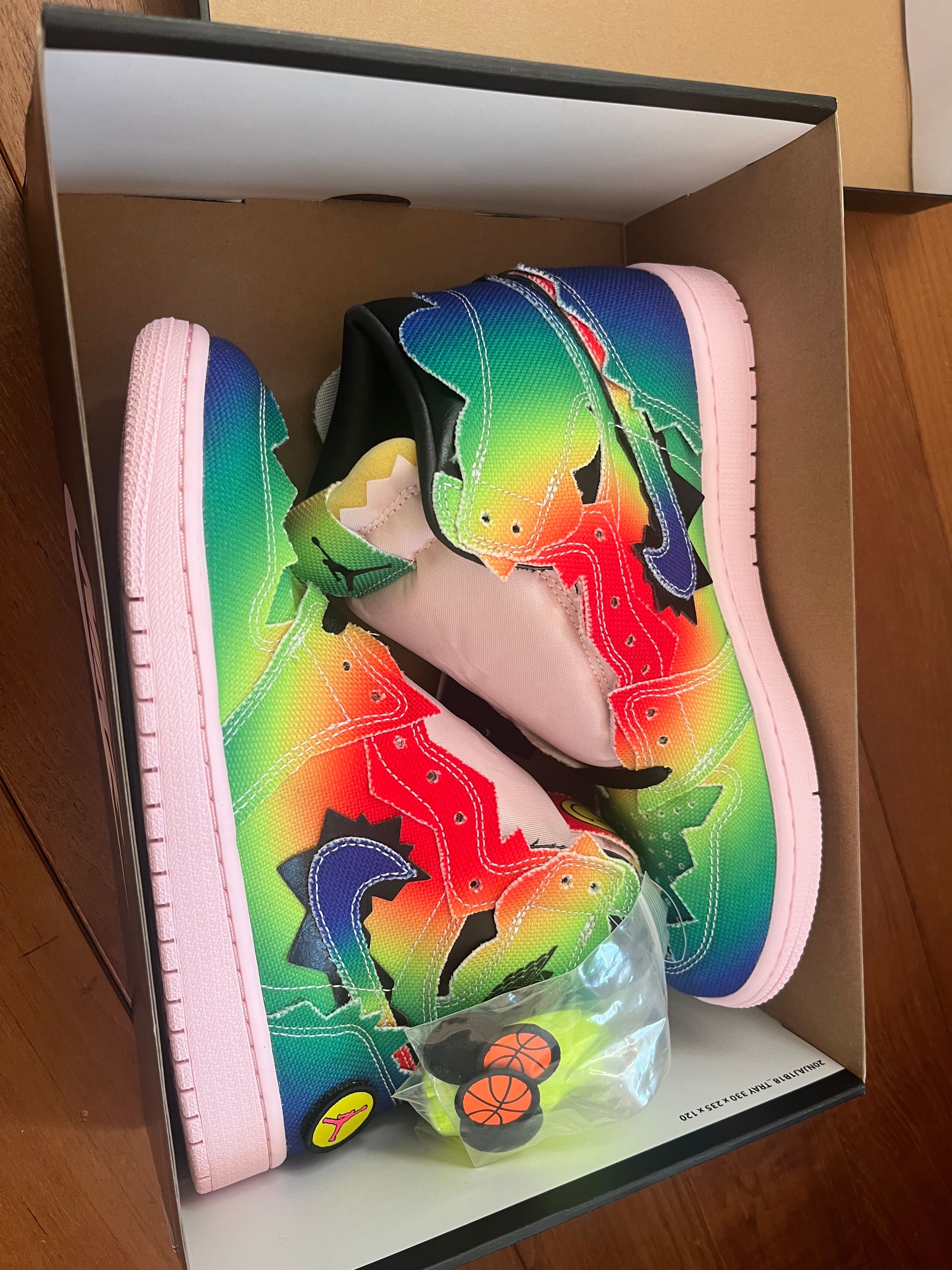 J Balvin × Nike Air Jordan 1 High OG "Rainbow"