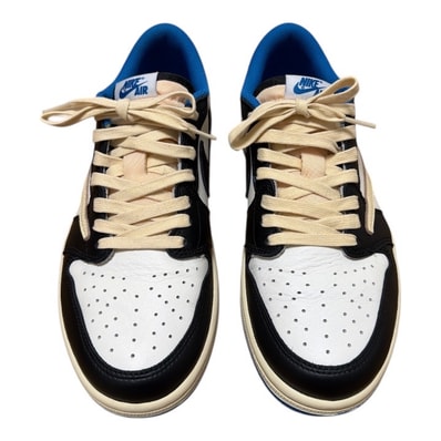 Travis Scott × fragment design × Nike Air Jordan 1 Low OG SP "Military Blue"