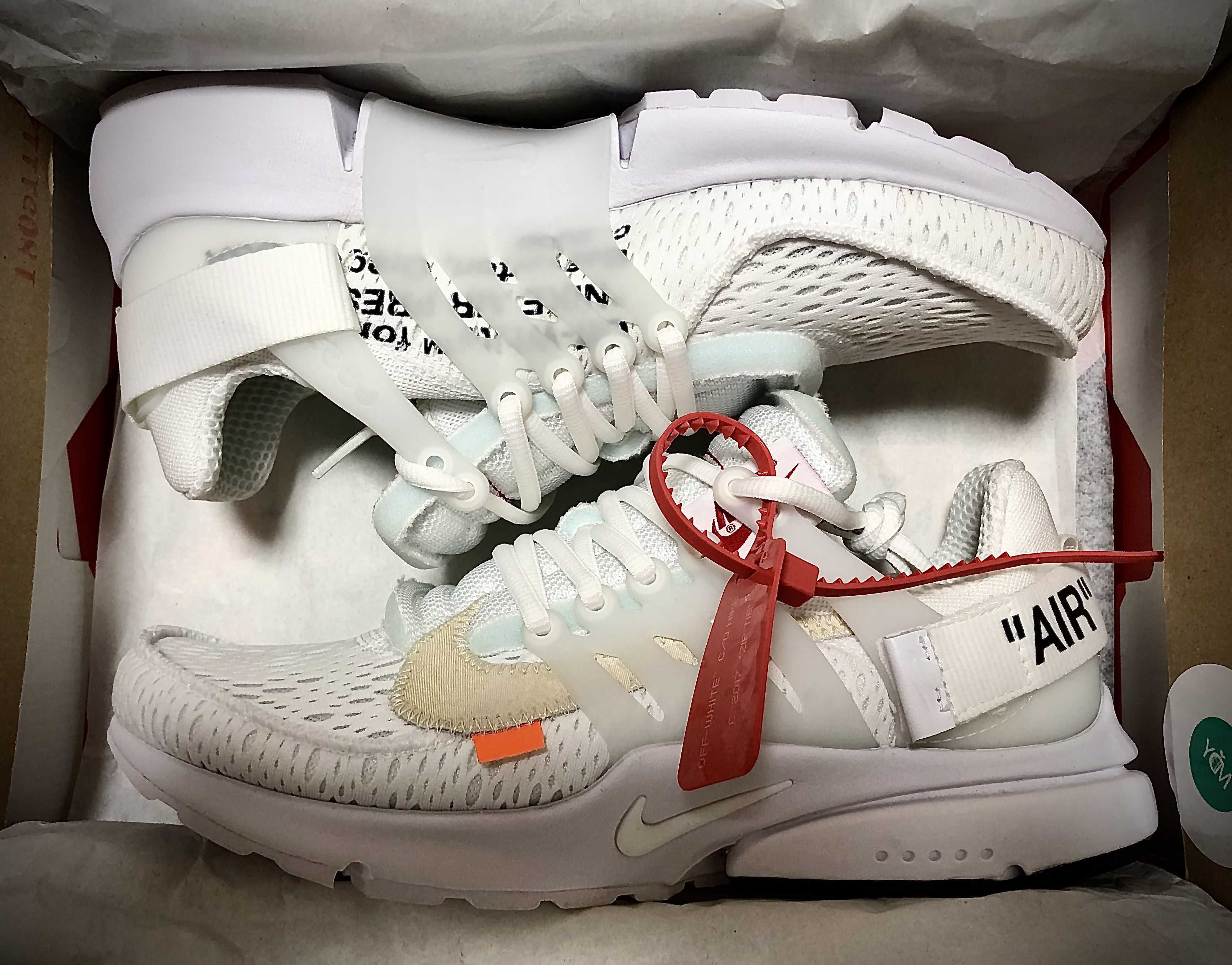 Off-White × Nike Air Presto "White/Black/Cone"