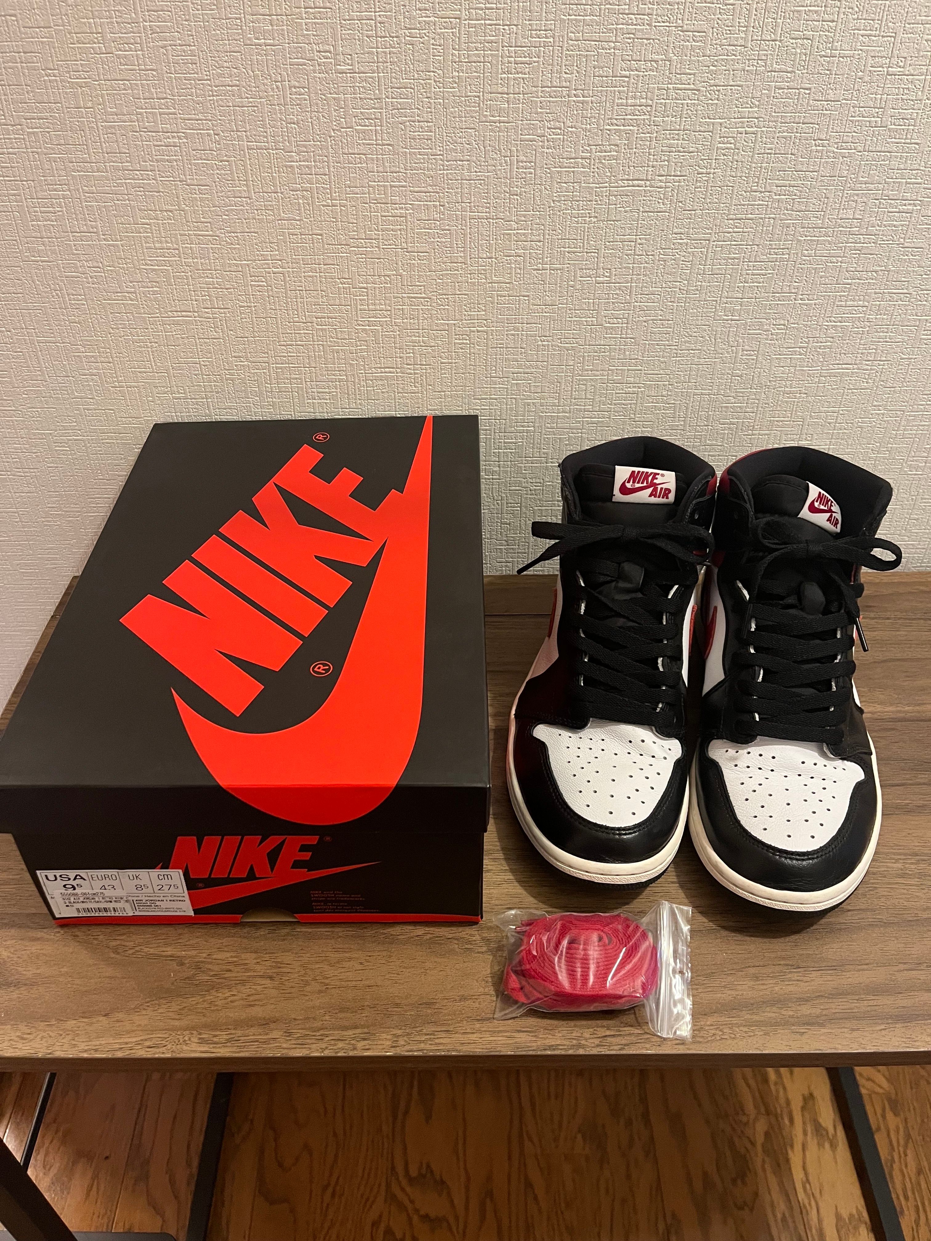 Nike Air Jordan 1 Retro High "Black/White/Sail/Gym Red"