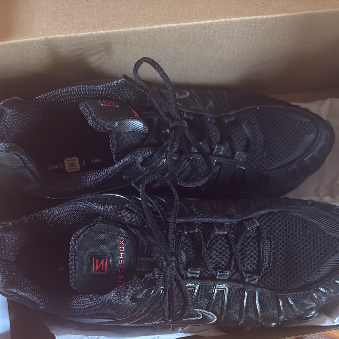 Nike Shox TL "Black/Metallic Hematite/Max Orange/Black"