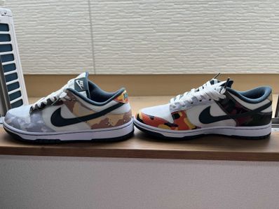 Nike Dunk Low "Sail Multi Camo"