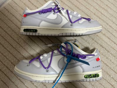Off-White × Nike Dunk Low "Sail/Neutral Gray"