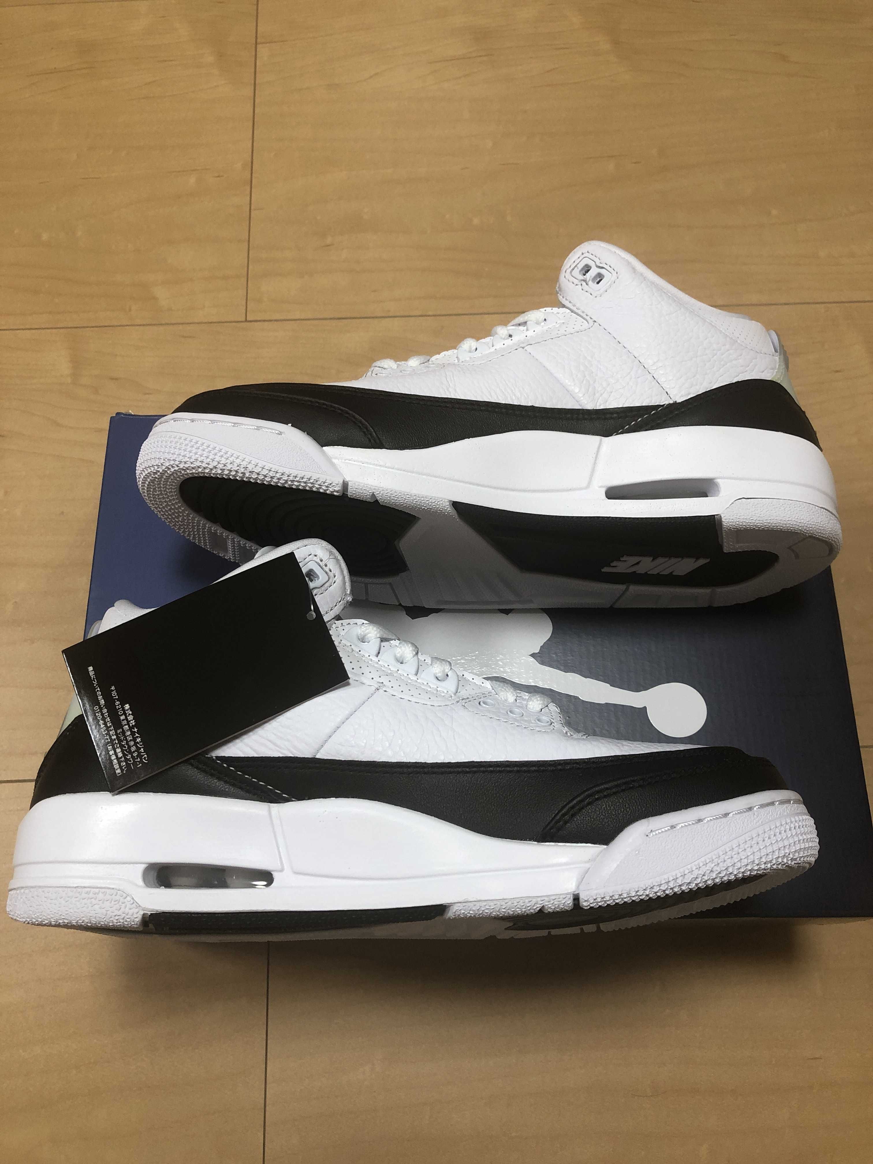Fragment × Nike Air Jordan 3 "White/Black"