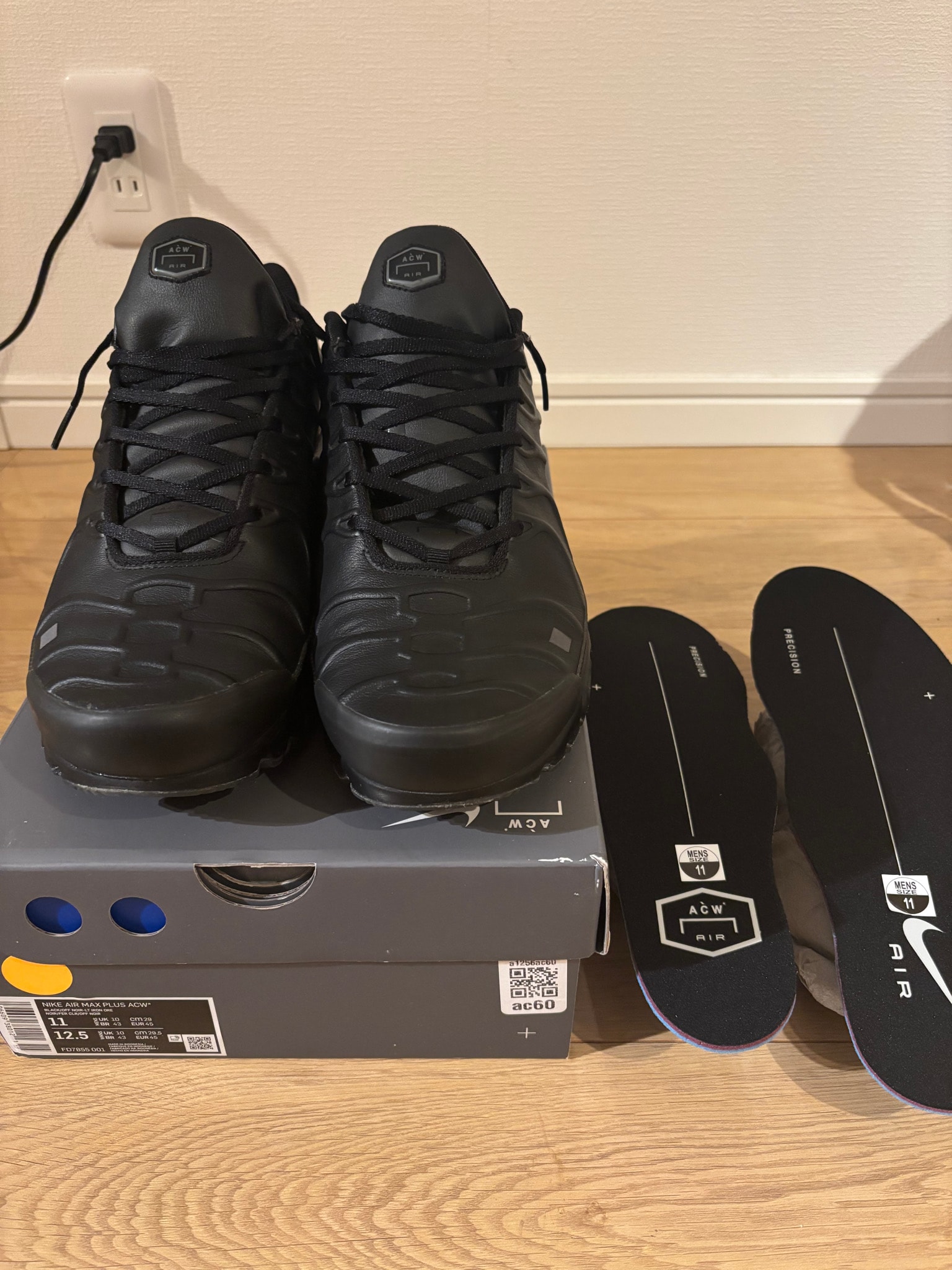 A-COLD-WALL* × Nike Air Max Plus "Onyx"