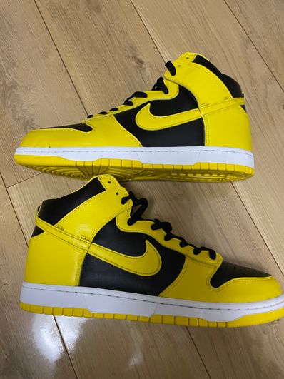 Nike Dunk High "Black/Varsity Maize"