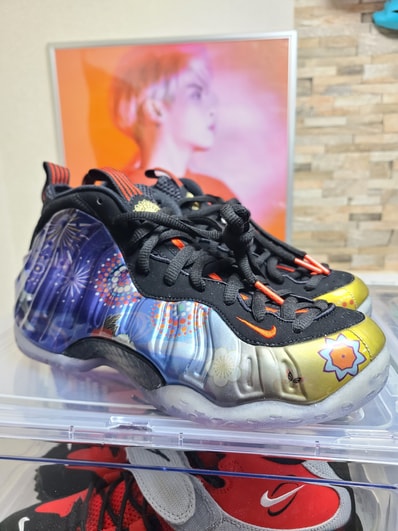 Nike Women's Air Foamposite One Lunar New Year "Black/Habanero Red-Black" (2018)