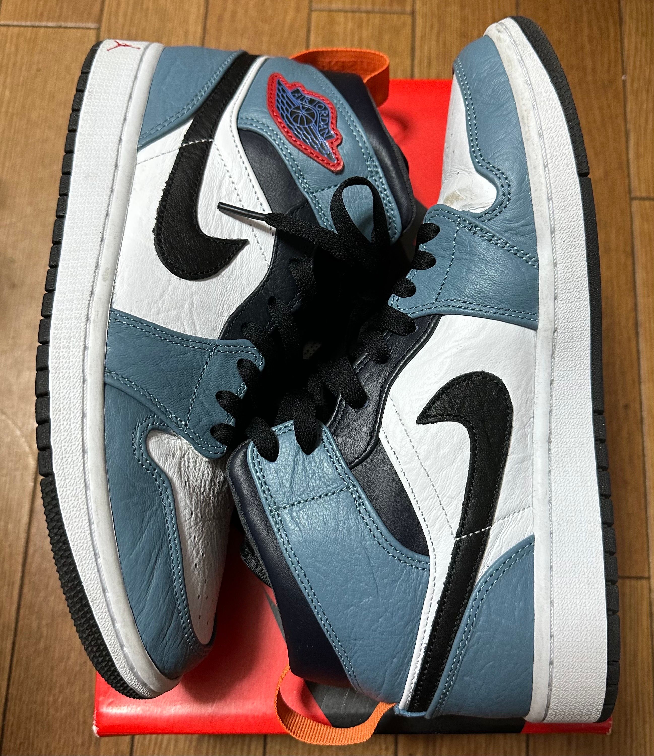 FACETASM × Nike Air Jordan 1 Mid "White/Navy"