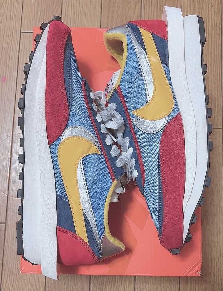 sacai × Nike LDV Waffle "Red/Blue"