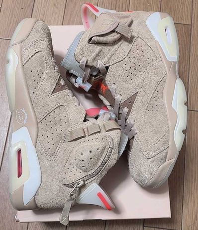 Travis Scott × Nike Air Jordan 6 "British Khaki"