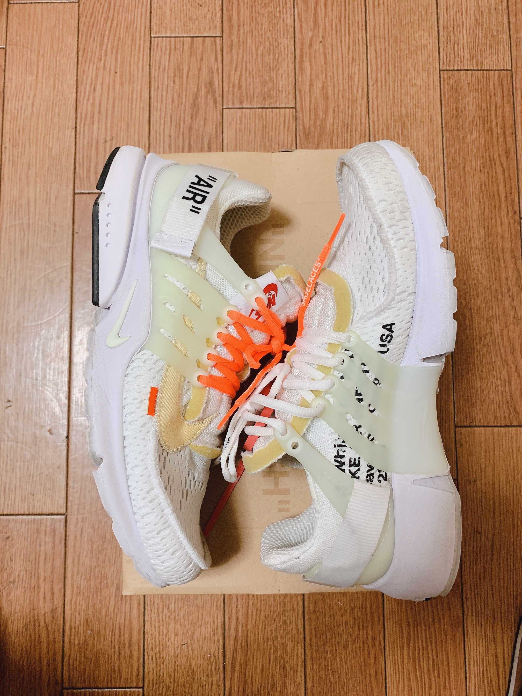 Off-White × Nike Air Presto "White/Black/Cone"